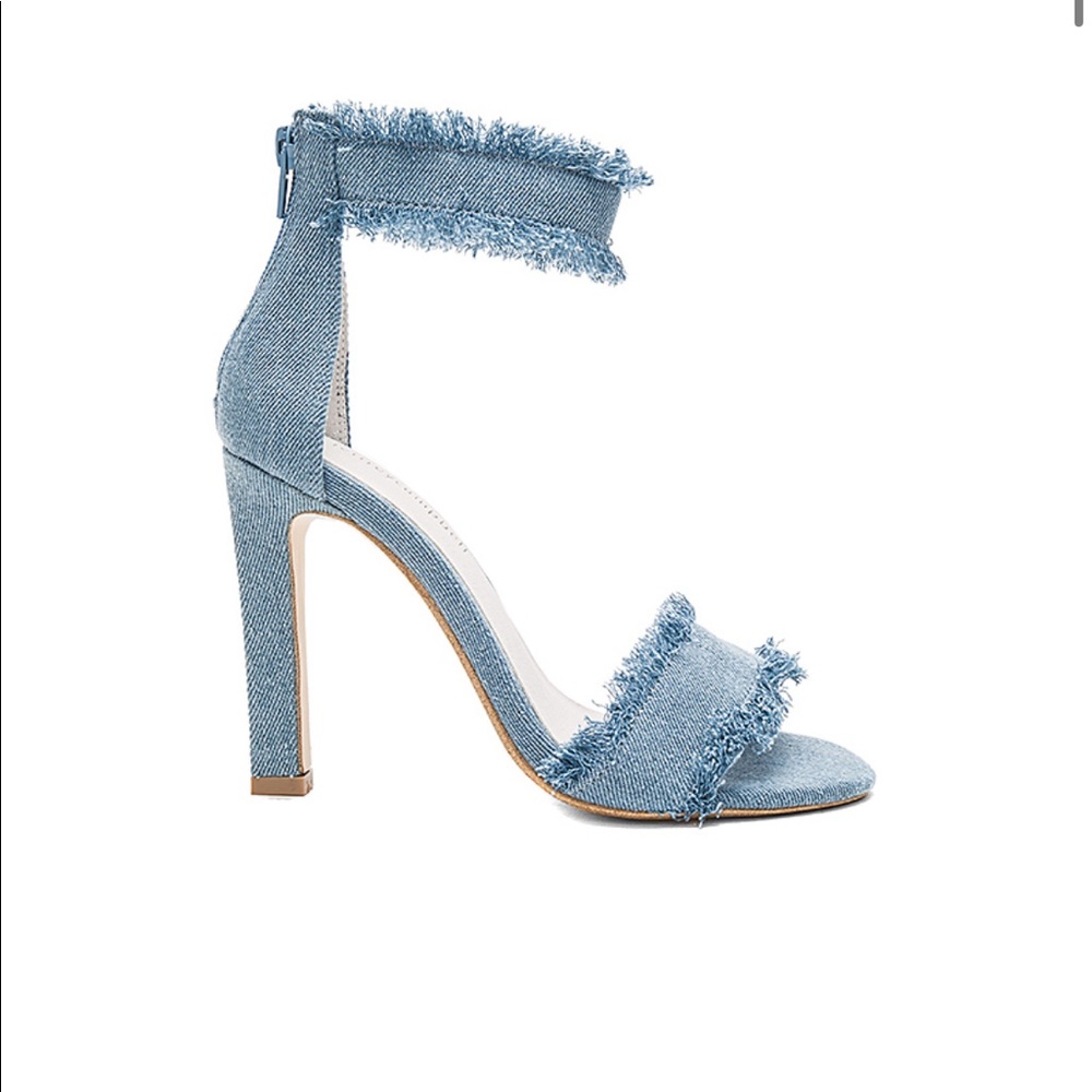 JEFFERY CAMPBELL - INAB 2 HEEL IN LIGHT BLUE DENIM